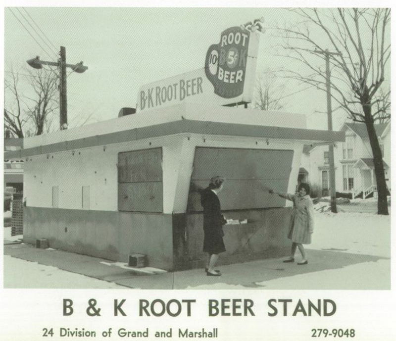 Shorts Drive-In (B&K Root Beer, Allens Root Beer, B-K Root Beer, BK Root Beer) - B-K Outlet On 24 Division (newer photo)